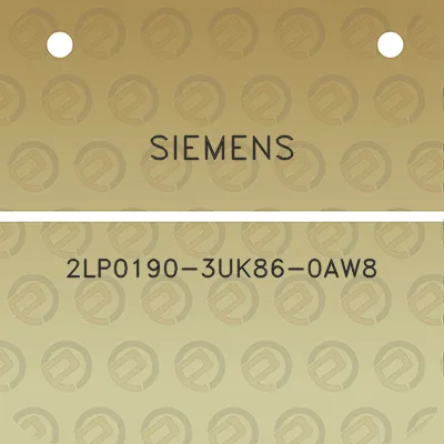 siemens-2lp0190-3uk86-0aw8