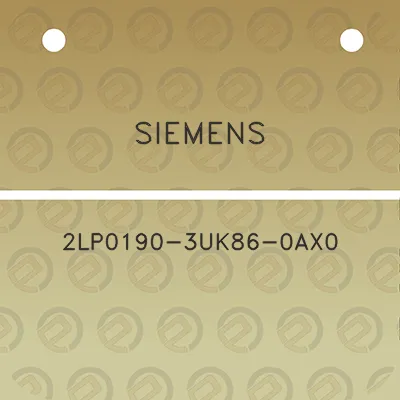 siemens-2lp0190-3uk86-0ax0