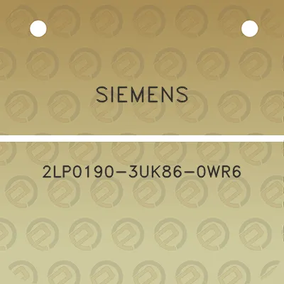 siemens-2lp0190-3uk86-0wr6