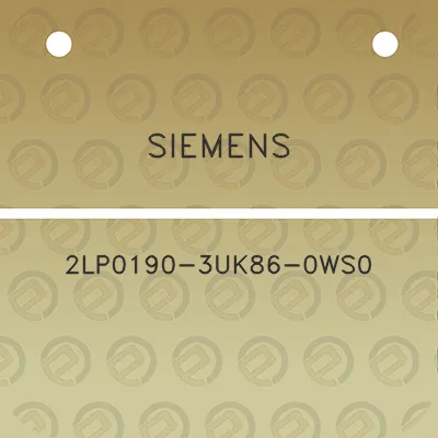 siemens-2lp0190-3uk86-0ws0