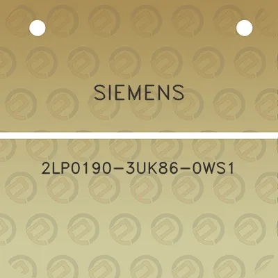 siemens-2lp0190-3uk86-0ws1