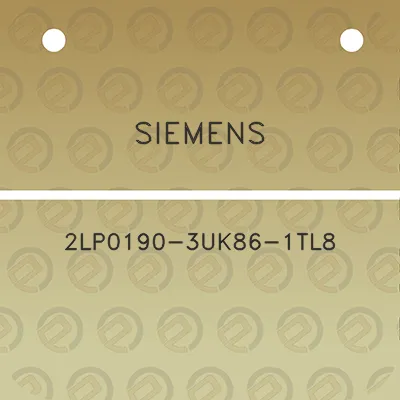 siemens-2lp0190-3uk86-1tl8