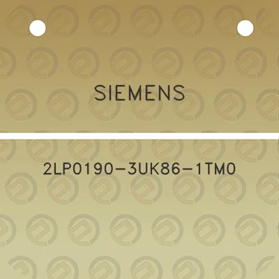 siemens-2lp0190-3uk86-1tm0