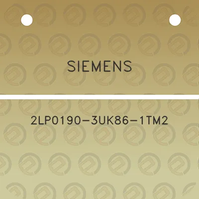 siemens-2lp0190-3uk86-1tm2