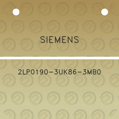 siemens-2lp0190-3uk86-3mb0