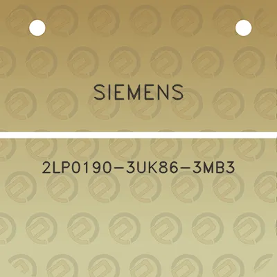 siemens-2lp0190-3uk86-3mb3