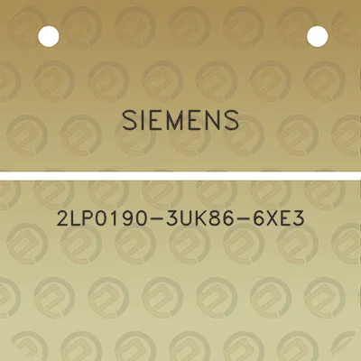 siemens-2lp0190-3uk86-6xe3