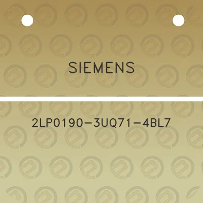 siemens-2lp0190-3uq71-4bl7