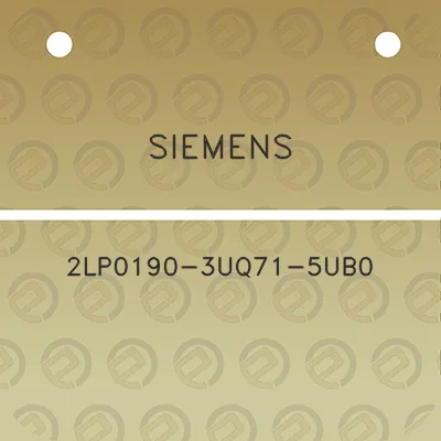 siemens-2lp0190-3uq71-5ub0