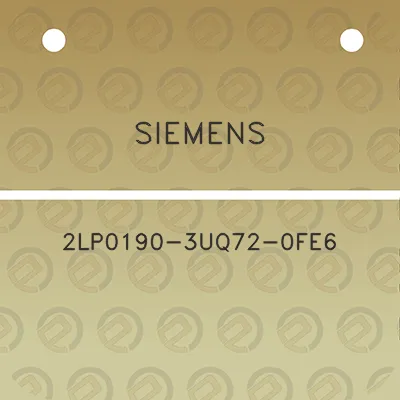 siemens-2lp0190-3uq72-0fe6