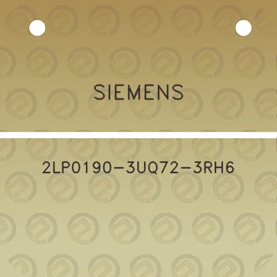 siemens-2lp0190-3uq72-3rh6