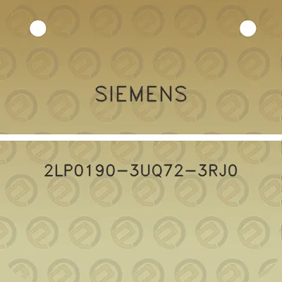 siemens-2lp0190-3uq72-3rj0