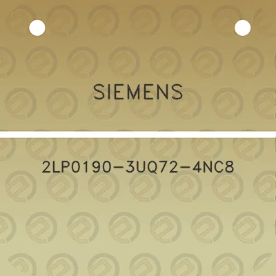 siemens-2lp0190-3uq72-4nc8