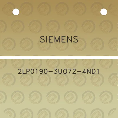 siemens-2lp0190-3uq72-4nd1