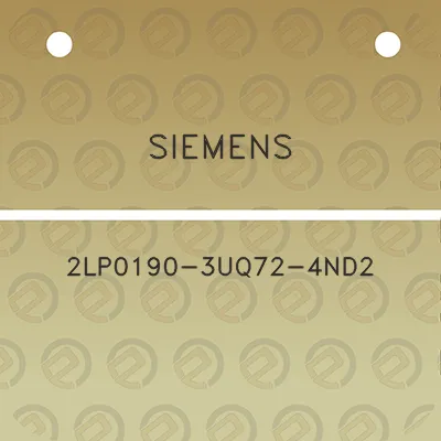 siemens-2lp0190-3uq72-4nd2