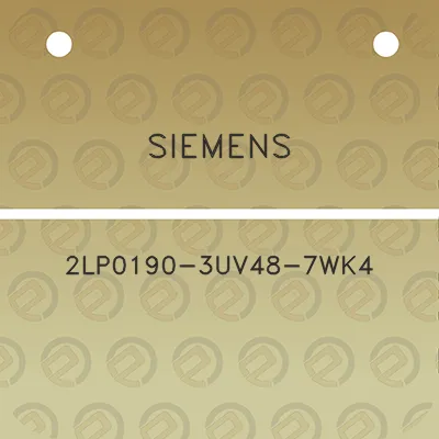 siemens-2lp0190-3uv48-7wk4