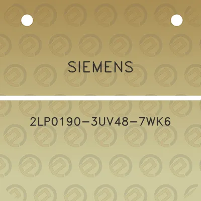 siemens-2lp0190-3uv48-7wk6