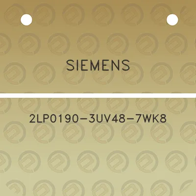 siemens-2lp0190-3uv48-7wk8