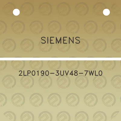 siemens-2lp0190-3uv48-7wl0