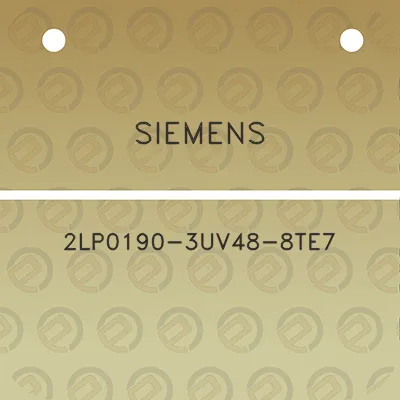 siemens-2lp0190-3uv48-8te7