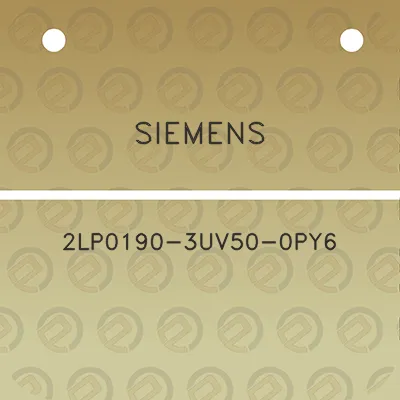 siemens-2lp0190-3uv50-0py6