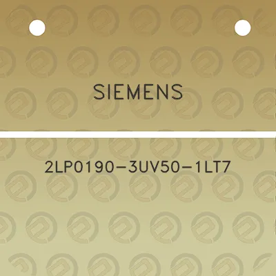 siemens-2lp0190-3uv50-1lt7