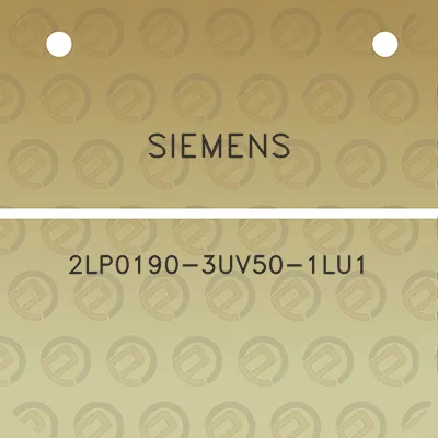 siemens-2lp0190-3uv50-1lu1