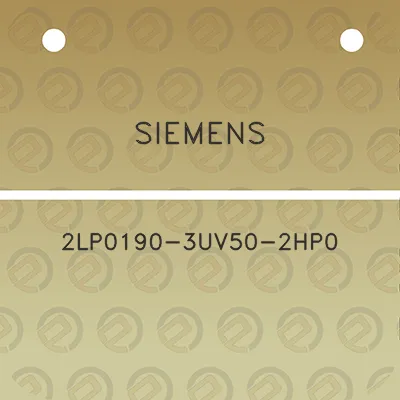 siemens-2lp0190-3uv50-2hp0