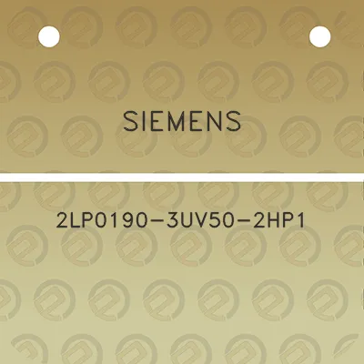 siemens-2lp0190-3uv50-2hp1