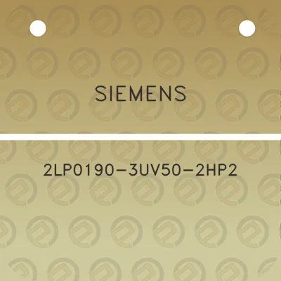 siemens-2lp0190-3uv50-2hp2