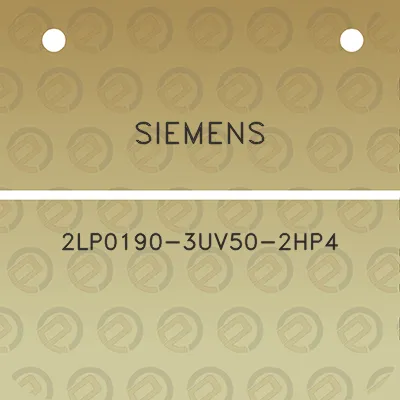 siemens-2lp0190-3uv50-2hp4