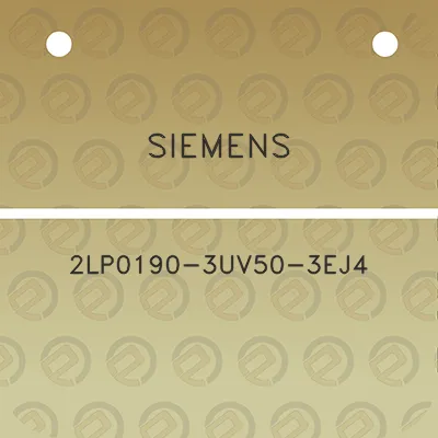 siemens-2lp0190-3uv50-3ej4