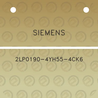 siemens-2lp0190-4yh55-4ck6