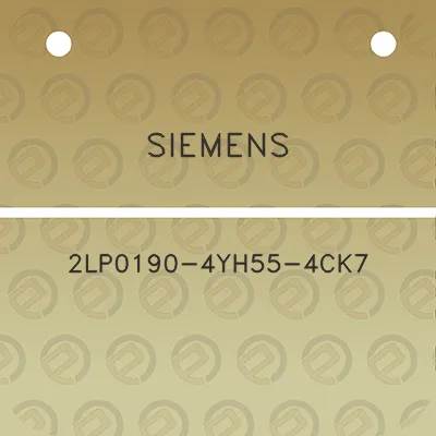 siemens-2lp0190-4yh55-4ck7