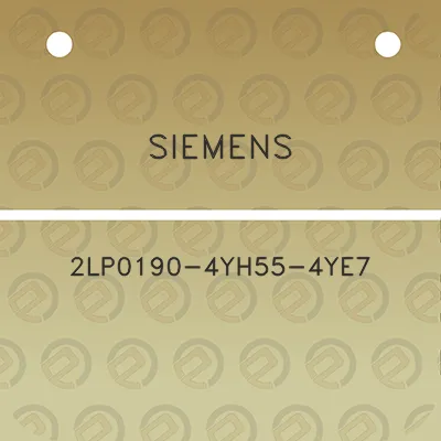 siemens-2lp0190-4yh55-4ye7