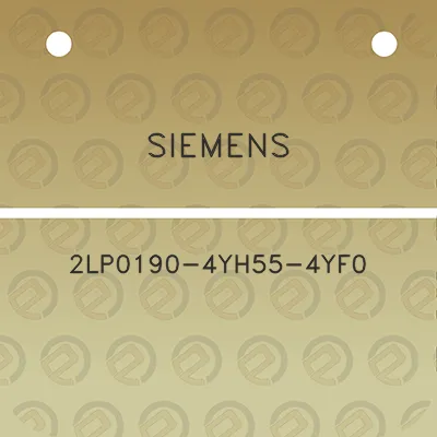 siemens-2lp0190-4yh55-4yf0