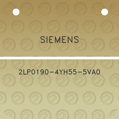 siemens-2lp0190-4yh55-5va0