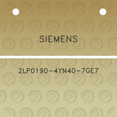 siemens-2lp0190-4yn40-7ge7