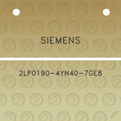 siemens-2lp0190-4yn40-7ge8