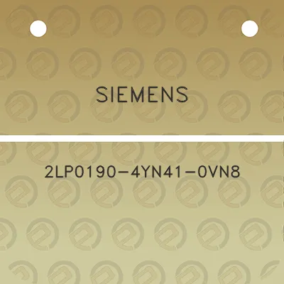 siemens-2lp0190-4yn41-0vn8