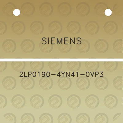 siemens-2lp0190-4yn41-0vp3