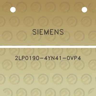 siemens-2lp0190-4yn41-0vp4