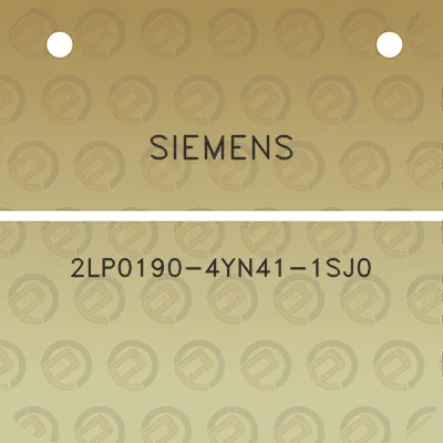 siemens-2lp0190-4yn41-1sj0