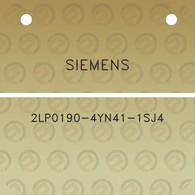 siemens-2lp0190-4yn41-1sj4