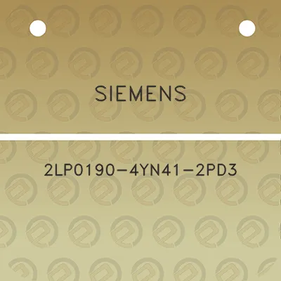 siemens-2lp0190-4yn41-2pd3