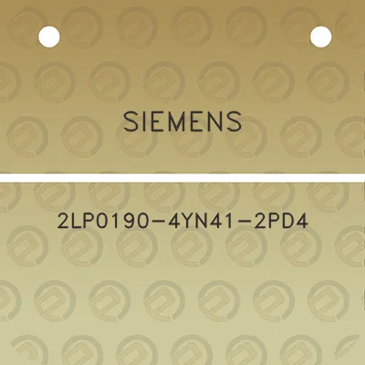 siemens-2lp0190-4yn41-2pd4