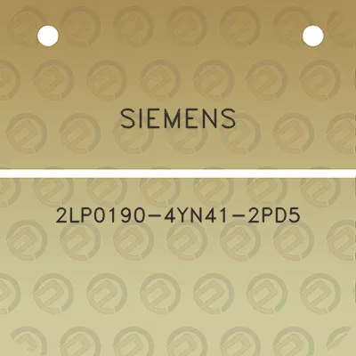 siemens-2lp0190-4yn41-2pd5