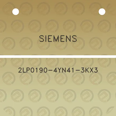 siemens-2lp0190-4yn41-3kx3