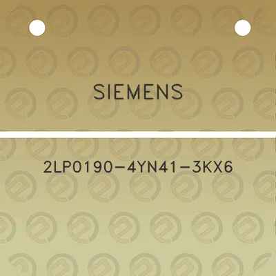 siemens-2lp0190-4yn41-3kx6