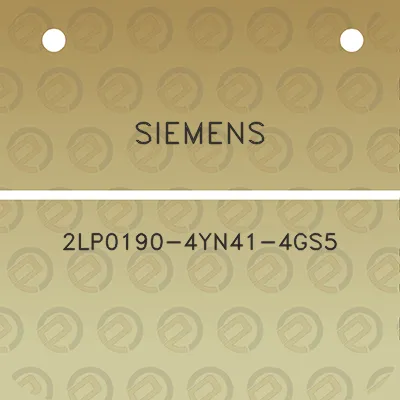 siemens-2lp0190-4yn41-4gs5